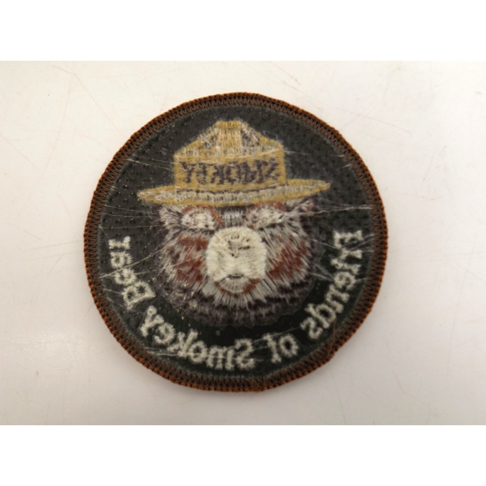 Official Friends of SMOKEY BEAR Embroidered US Forest Service Iron on patch - Picture 2 of 6
